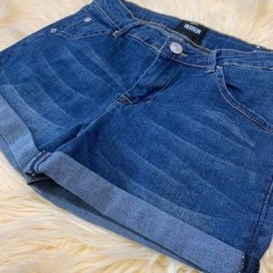 Girls Hudson Jean shorts with cuff